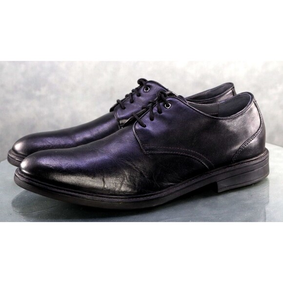 Bostonian Bolton Men's Plain Toe Dress Shoes Size 13 Leather Black 15770 - Picture 2 of 11